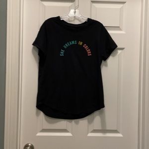 Old Navy She Dreams in Colors Everywear Tee